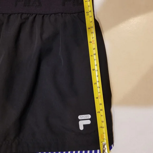 FILA Women's Black 13½" Performance Athletic Skort XS - Picture 13 of 14